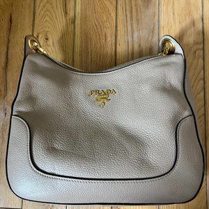 Prada Web Strap Hobo Bag